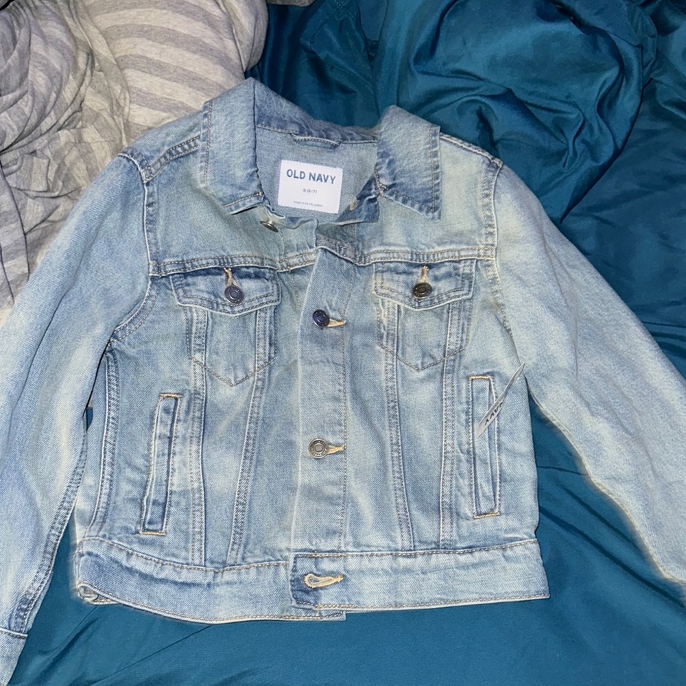 Old Navy Light Blue Denim Jacket for Kids